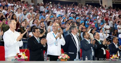 Acto de inauguración de los XI Juegos Centroamericanos