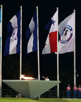 Acto de inauguración de los XI Juegos Centroamericanos