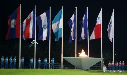 Acto de inauguración de los XI Juegos Centroamericanos