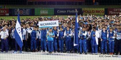 Acto de inauguración de los XI Juegos Centroamericanos