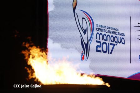 Acto de inauguración de los XI Juegos Centroamericanos