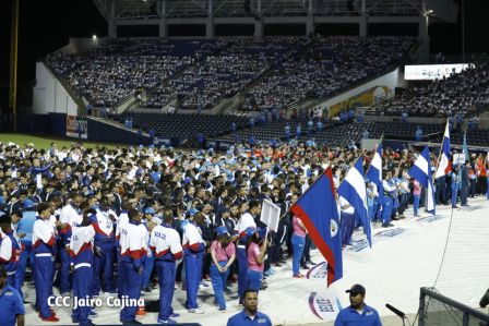 Acto de inauguración de los XI Juegos Centroamericanos