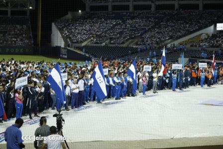 Acto de inauguración de los XI Juegos Centroamericanos