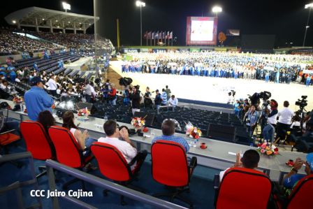 Acto de inauguración de los XI Juegos Centroamericanos