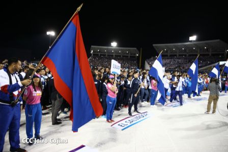 Acto de inauguración de los XI Juegos Centroamericanos