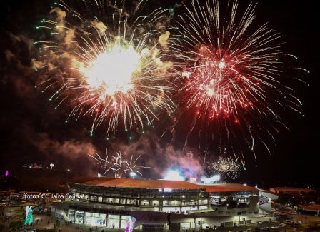 Acto de inauguración de los XI Juegos Centroamericanos