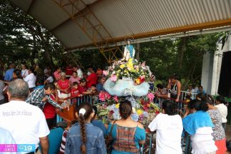 Devotos celebran aniversario de aparición de Virgen de Cuapa