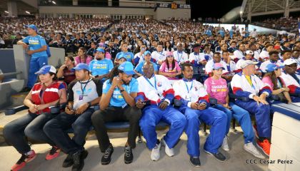 Acto de inauguración de los XI Juegos Centroamericanos