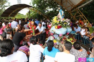 Devotos celebran aniversario de aparición de Virgen de Cuapa