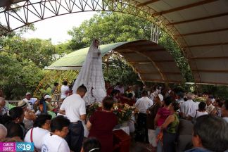 Devotos celebran aniversario de aparición de Virgen de Cuapa