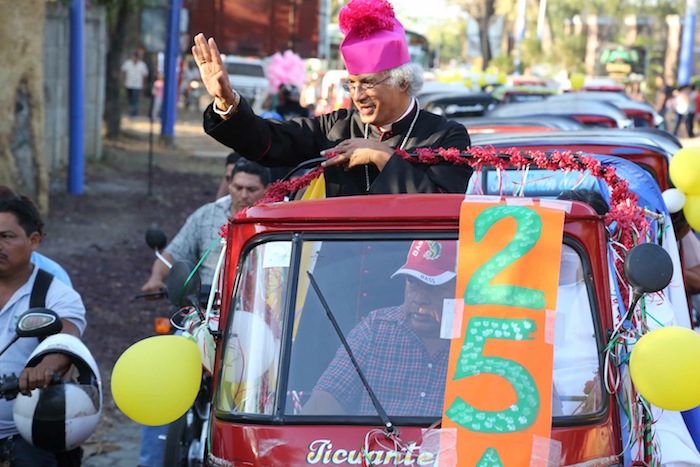 Ticuantepe honra a Monseñor Leopoldo Brenes, su Hijo Dilecto