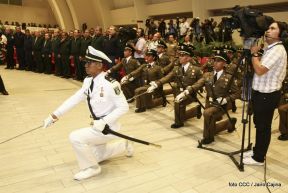 Acto de graduación de cadetes del Centro Superior de Estudios Militares “José Dolores Estrada Vado”