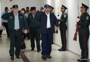 Acto de graduación de cadetes del Centro Superior de Estudios Militares “José Dolores Estrada Vado”