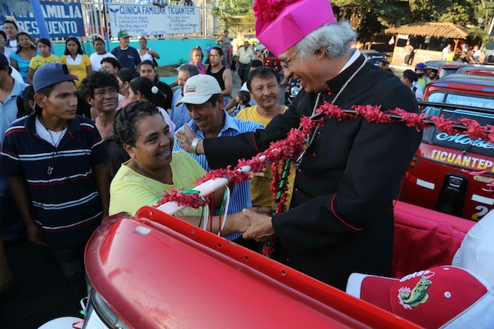 Ticuantepe honra a Monseñor Leopoldo Brenes, su Hijo Dilecto