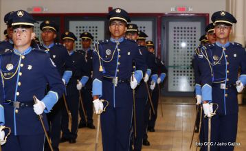 Acto de la Vigésima Promoción de Damas y Caballeros Cadetes de la Academia de Policía "Walter Mendoza Martínez"