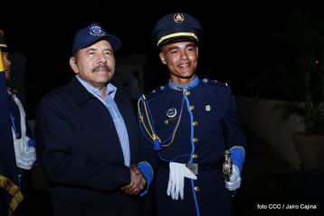 Acto de la Vigésima Promoción de Damas y Caballeros Cadetes de la Academia de Policía "Walter Mendoza Martínez"