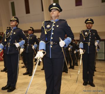 Acto de la Vigésima Promoción de Damas y Caballeros Cadetes de la Academia de Policía "Walter Mendoza Martínez"