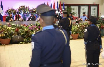 Acto de la Vigésima Promoción de Damas y Caballeros Cadetes de la Academia de Policía "Walter Mendoza Martínez"