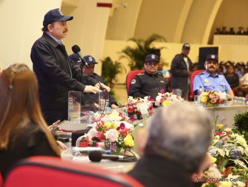 Acto de la Vigésima Promoción de Damas y Caballeros Cadetes de la Academia de Policía "Walter Mendoza Martínez"