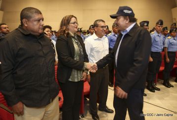 Acto de la Vigésima Promoción de Damas y Caballeros Cadetes de la Academia de Policía "Walter Mendoza Martínez"