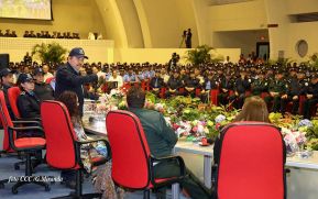 Acto de la Vigésima Promoción de Damas y Caballeros Cadetes de la Academia de Policía "Walter Mendoza Martínez"