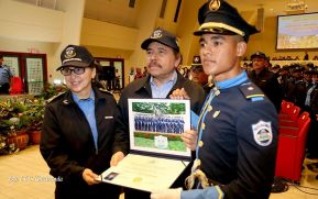 Acto de la Vigésima Promoción de Damas y Caballeros Cadetes de la Academia de Policía "Walter Mendoza Martínez"