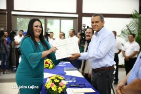 CSE juramenta a autoridades locales electas en Managua, León, Chinandega y IV Región