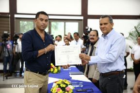 CSE juramenta a autoridades locales electas en Managua, León, Chinandega y IV Región