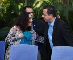 Encuentro del Presidente Daniel y Vicepresidenta Rosario con el Canciller de Venezuela