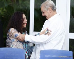 Encuentro del Presidente Daniel y Vicepresidenta Rosario con el Canciller de Venezuela