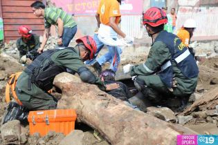 Simulacro de Terremoto en Barrio Cristo del Rosario