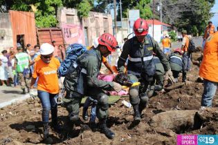 Simulacro de Terremoto en Barrio Cristo del Rosario