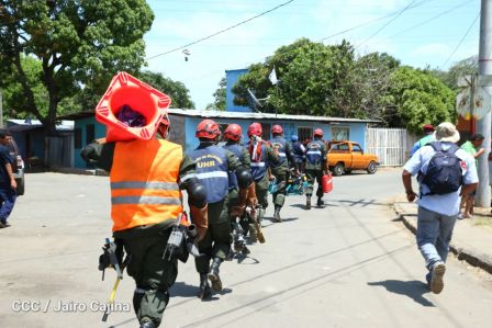 Nicaragua realiza primer Ejercicio Nacional Multiamenazas