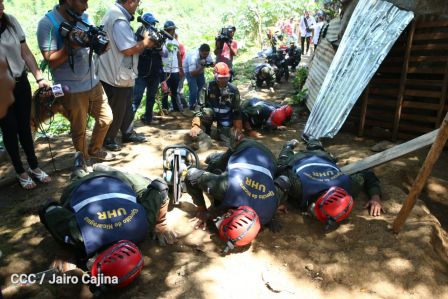 Nicaragua realiza primer Ejercicio Nacional Multiamenazas