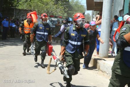 Nicaragua realiza primer Ejercicio Nacional Multiamenazas