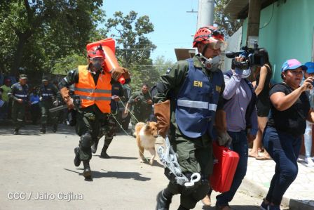 Nicaragua realiza primer Ejercicio Nacional Multiamenazas
