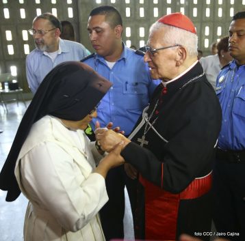 Celebran 50 años de vida episcopal del Cardenal Miguel Obando