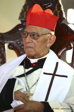 Celebran 50 años de vida episcopal del Cardenal Miguel Obando