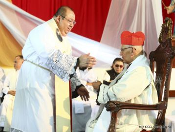 Celebran 50 años de vida episcopal del Cardenal Miguel Obando