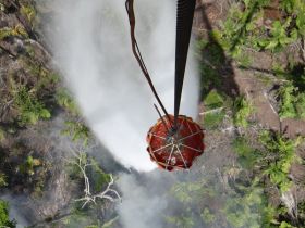 EN FOTOS: Ejército de Nicaragua trabaja para sofocar incendio en Indio Maíz