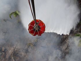 EN FOTOS: Ejército de Nicaragua trabaja para sofocar incendio en Indio Maíz