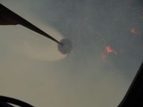 EN FOTOS: Ejército de Nicaragua trabaja para sofocar incendio en Indio Maíz