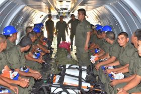 EN FOTOS: Ejército de Nicaragua trabaja para sofocar incendio en Indio Maíz