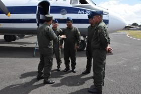 EN FOTOS: Ejército de Nicaragua trabaja para sofocar incendio en Indio Maíz