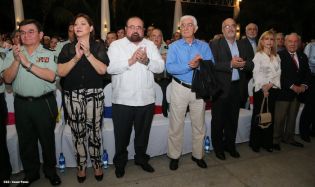 Comandante Daniel preside acto 34 Aniversario del Ministerio de Gobernación