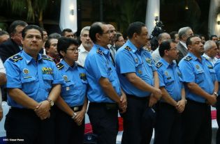 Comandante Daniel preside acto 34 Aniversario del Ministerio de Gobernación