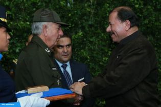 Comandante Daniel preside acto 34 Aniversario del Ministerio de Gobernación