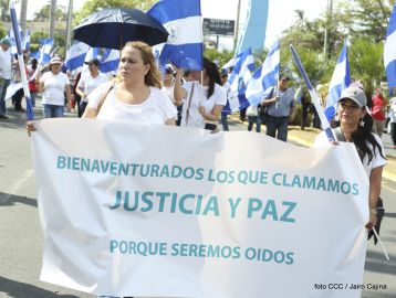 Miles claman por la Paz y la No Violencia