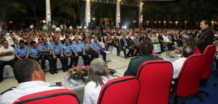 Comandante Daniel preside acto 34 Aniversario del Ministerio de Gobernación