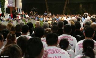 Comandante Daniel preside acto 34 Aniversario del Ministerio de Gobernación